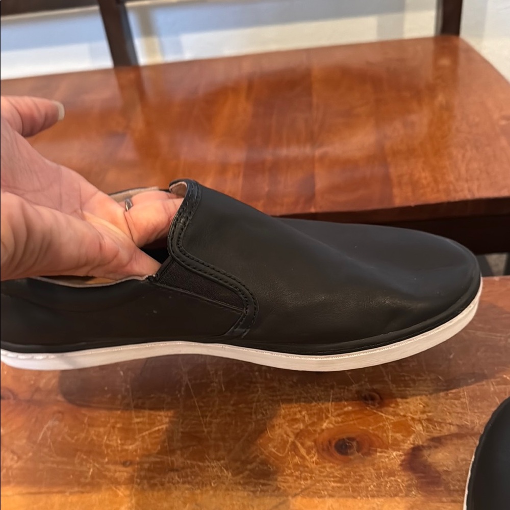 Men's Black Slip-On Shoes